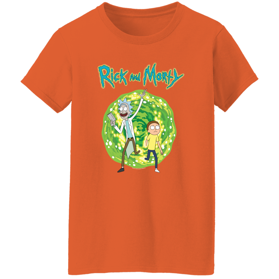 "RICK AND MORTY" Ladies' 5.3 oz. T-Shirt