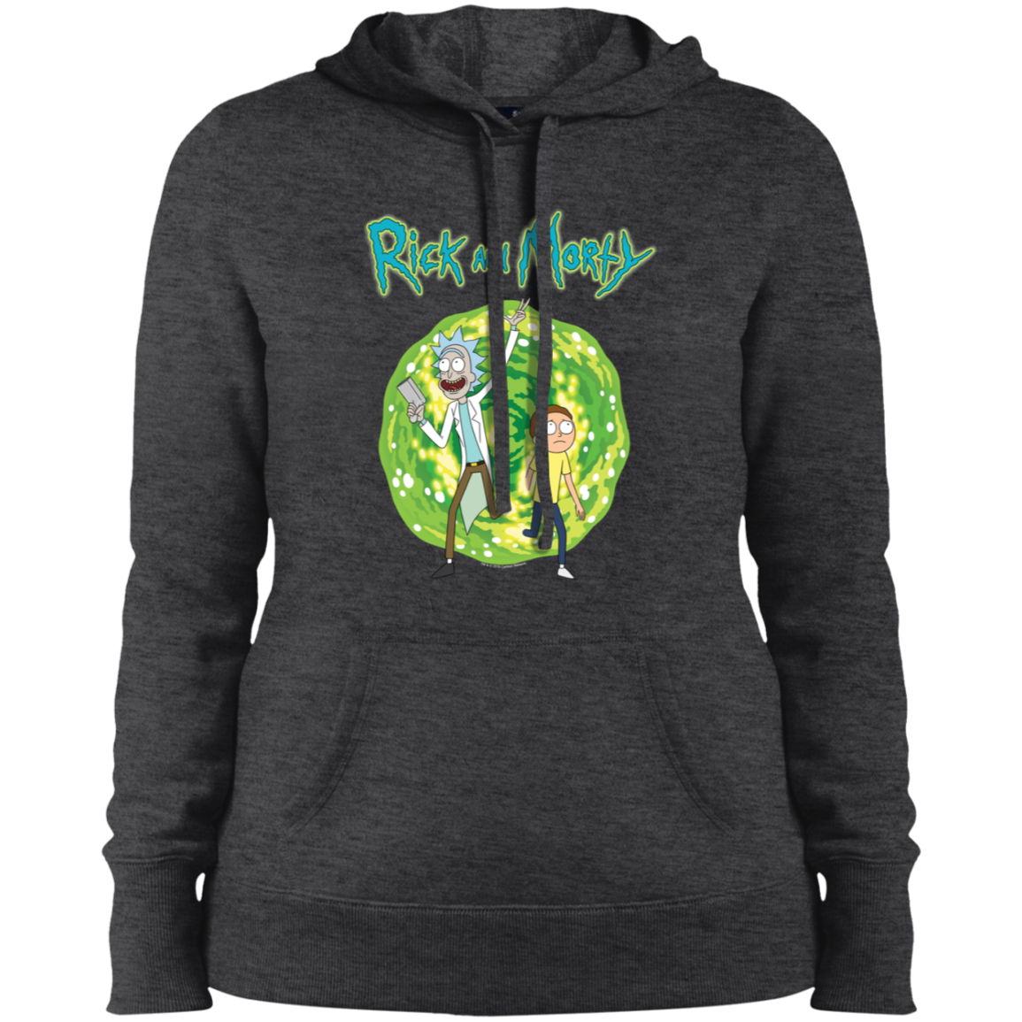 "RICK AND MORTY" Ladies' Pullover Hooded Sweatshirt