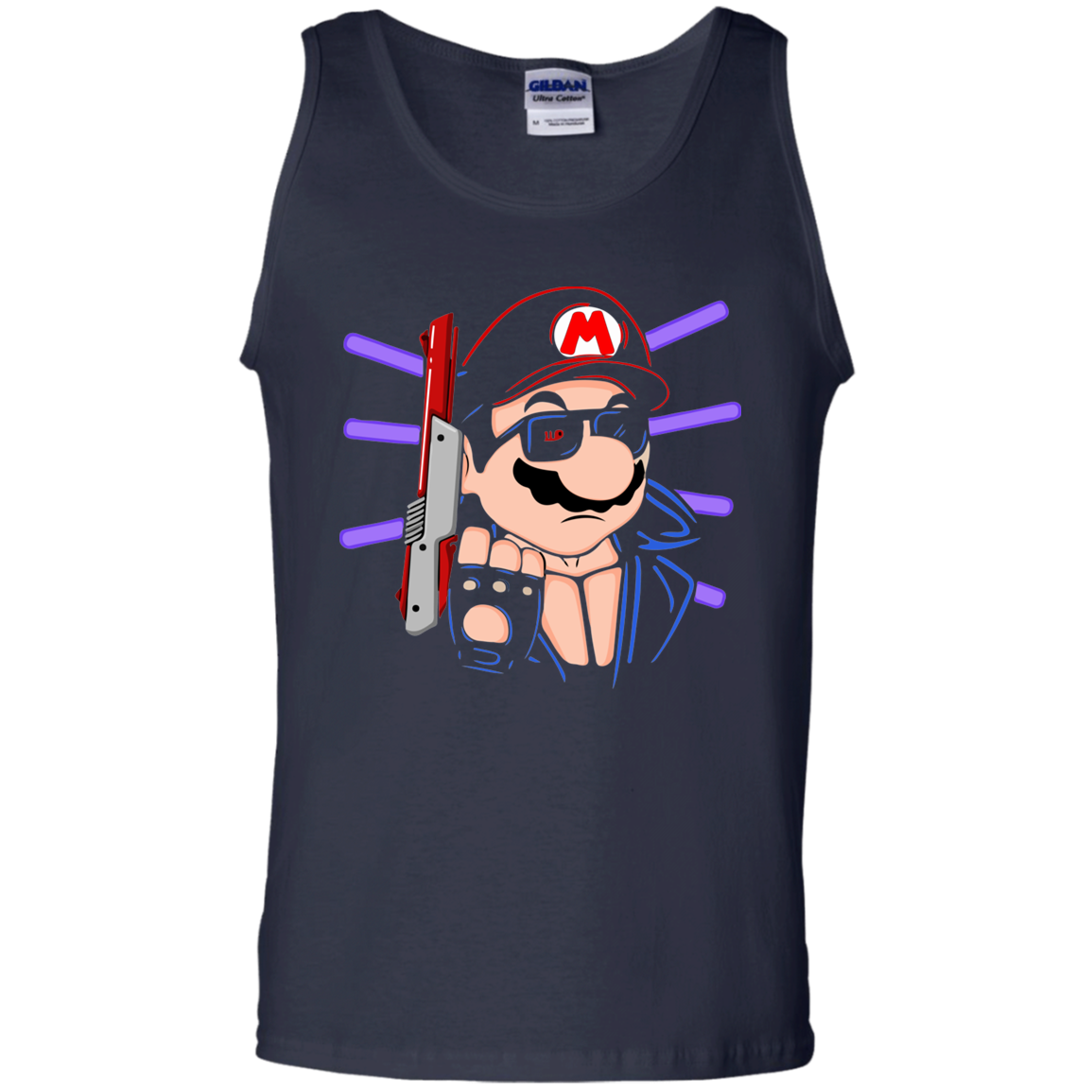 "MARIO TERMINATOR" 100% Cotton Tank Top