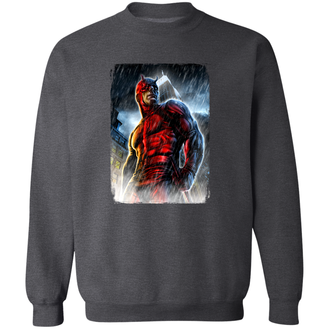 "THE MAN WITHOUT FEAR" Crewneck Pullover Sweatshirt