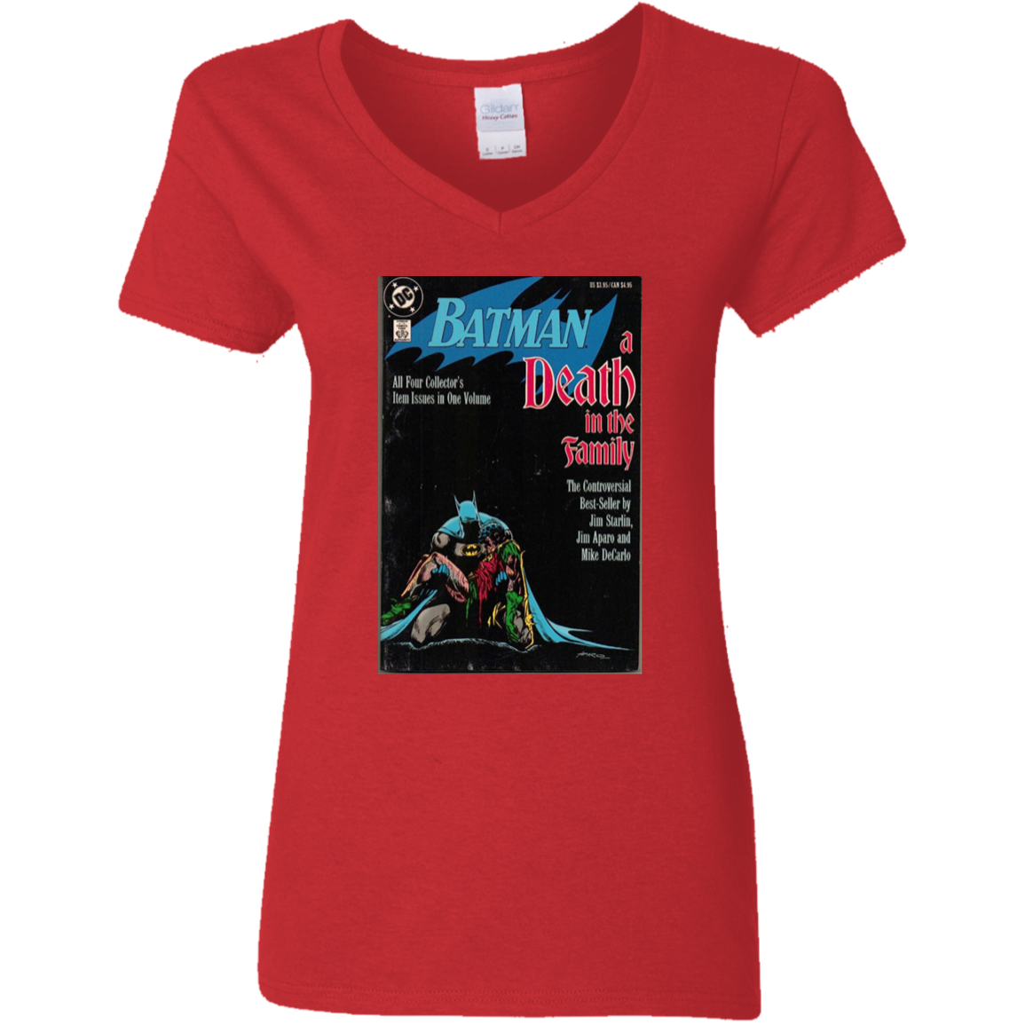 "DITF" Ladies' 5.3 oz. V-Neck T-Shirt