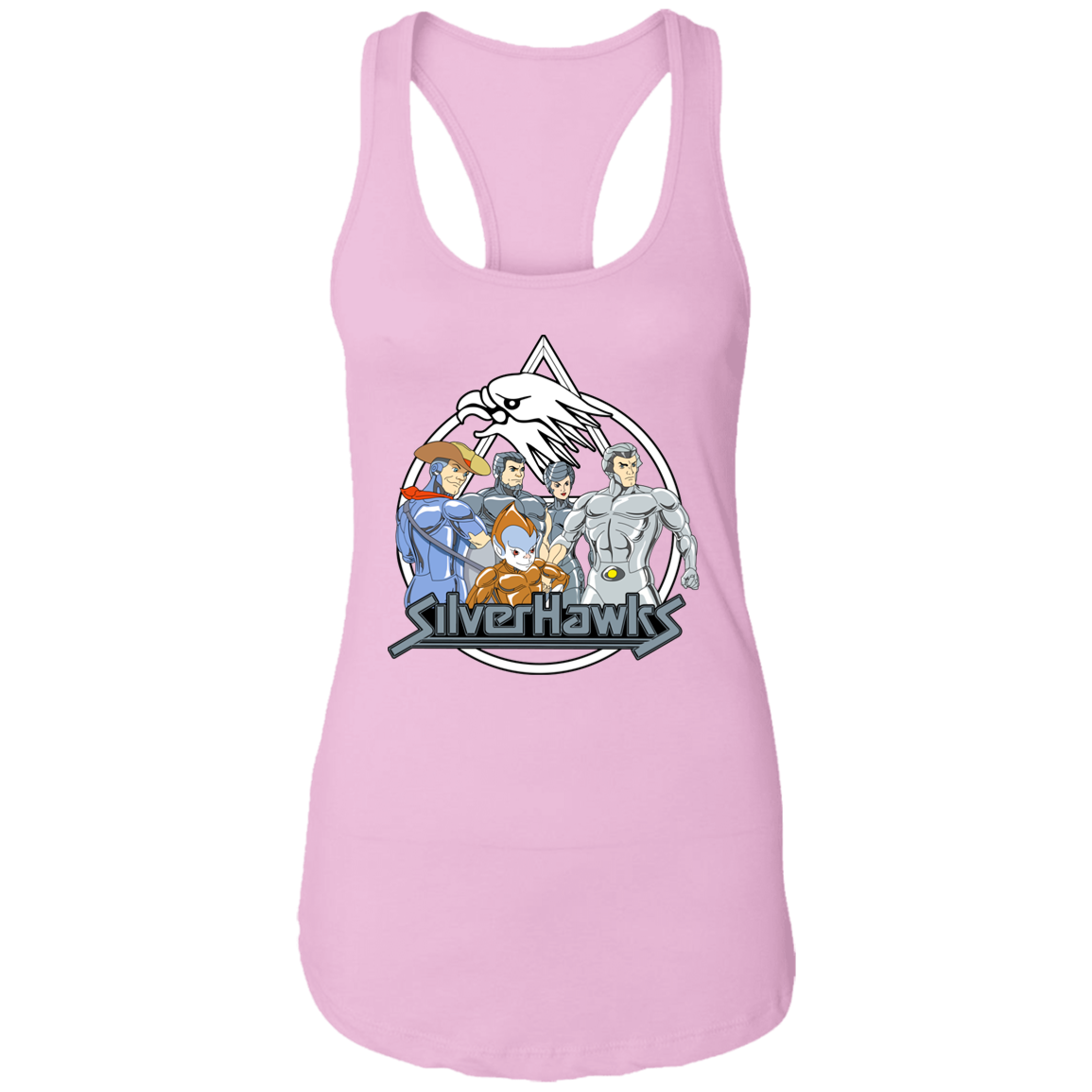 "SILVERHAWKS" Ladies Ideal Racerback Tank