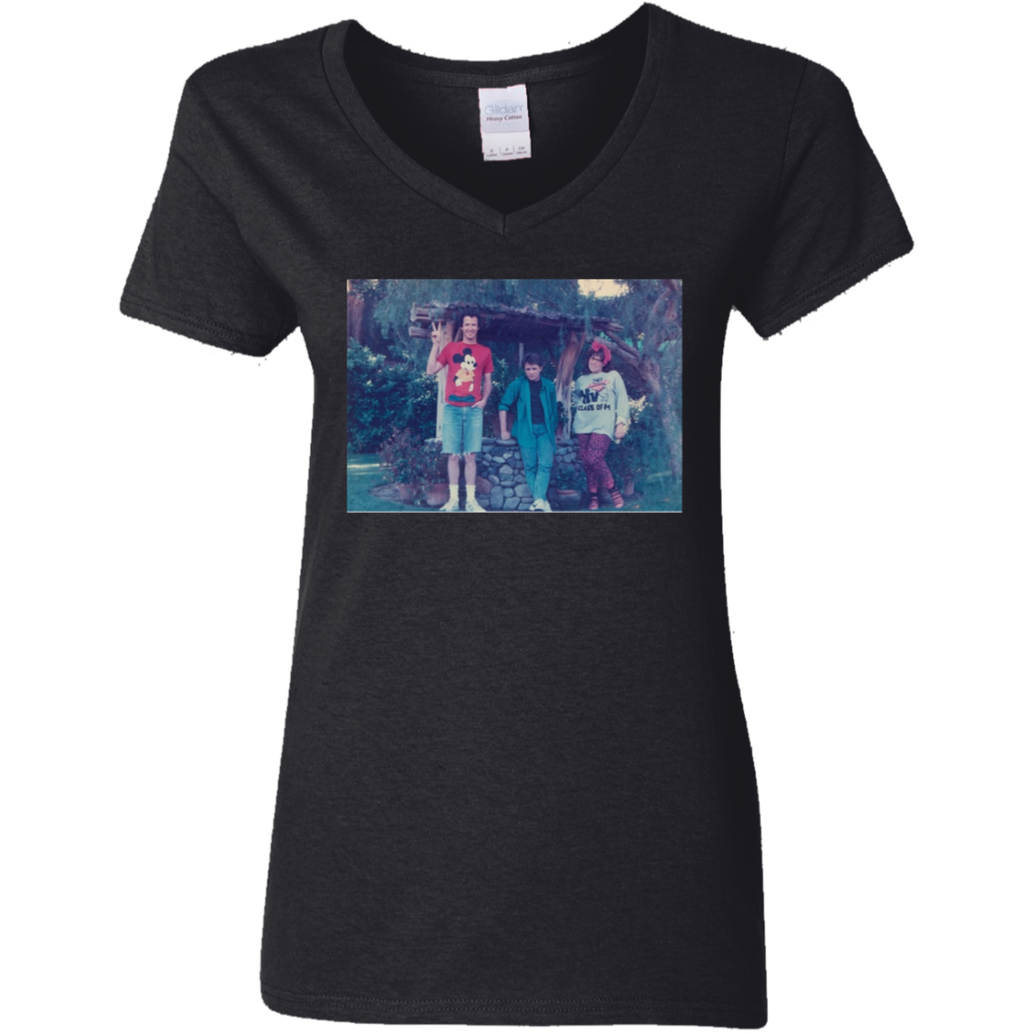 "DO YOU REMEMBER" Ladies' 5.3 oz. V-Neck T-Shirt