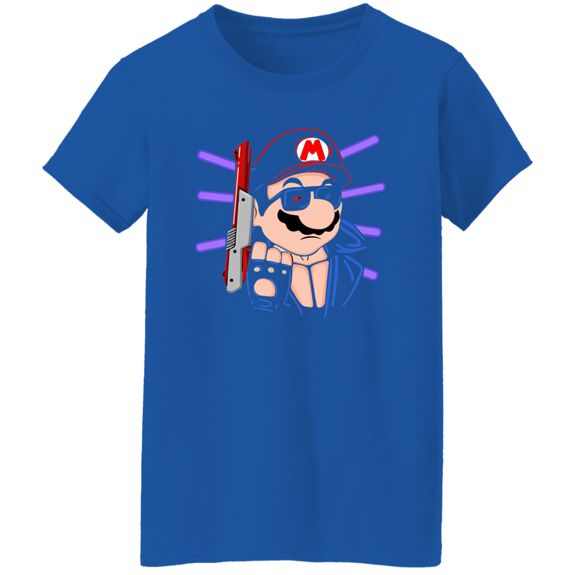 "MARIO TERMINATOR" Ladies' 5.3 oz. T-Shirt