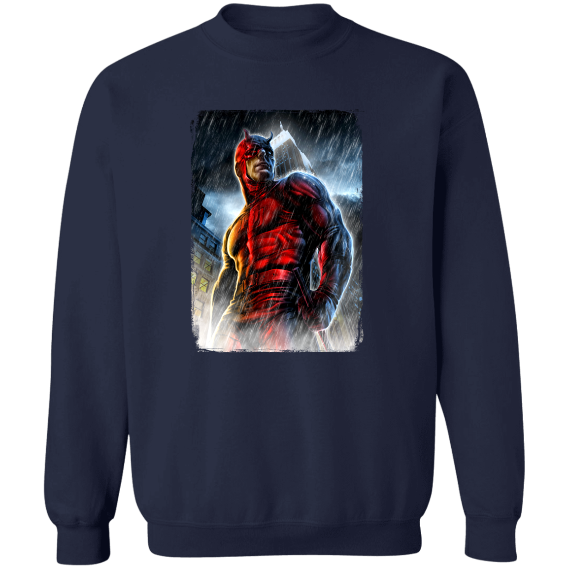 "THE MAN WITHOUT FEAR" Crewneck Pullover Sweatshirt