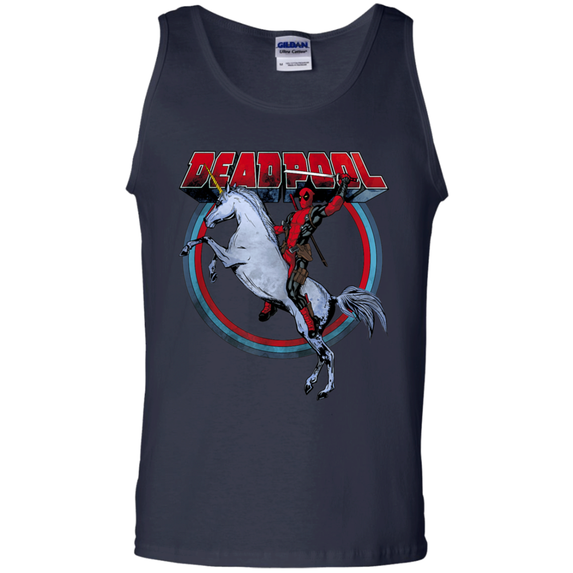 "UNICORN DEADPOOL" 100% Cotton Tank Top