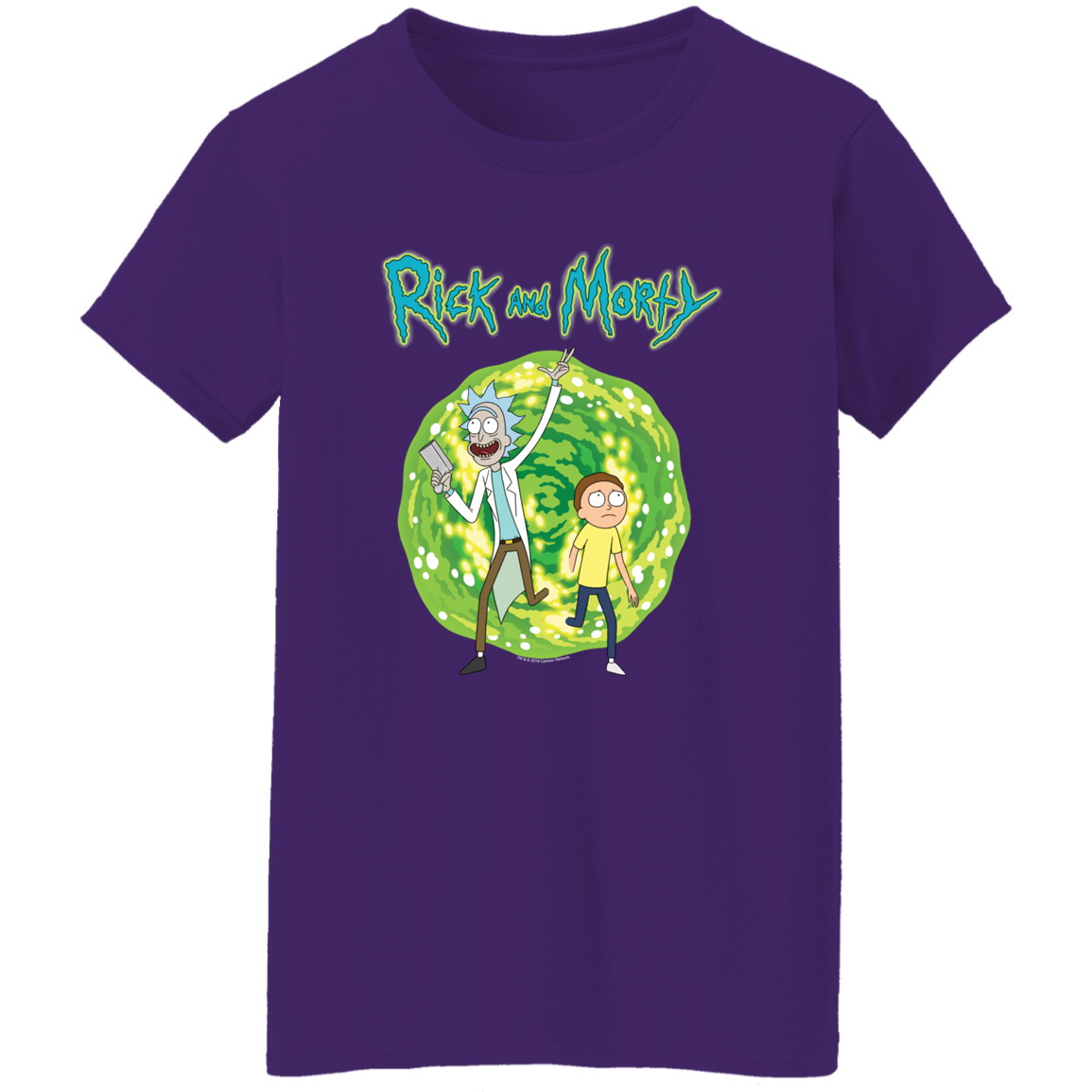 "RICK AND MORTY" Ladies' 5.3 oz. T-Shirt