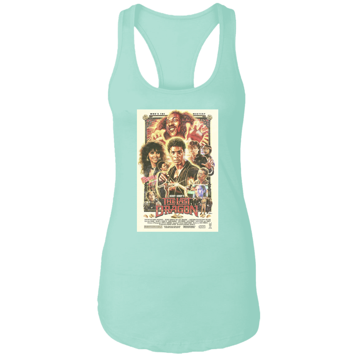 "WHO IS THE MASTER" Ladies Ideal Racerback Tank