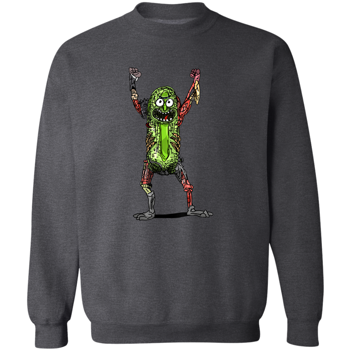 "PICKLE RICK" Crewneck Pullover Sweatshirt