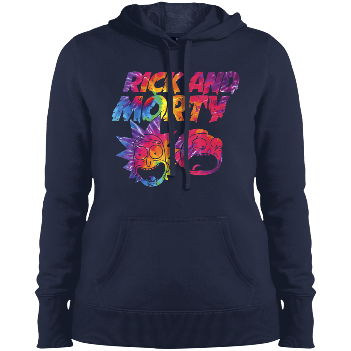 "ACID TRIP RICK AND MORTY" Ladies' Pullover Hooded Sweatshirt