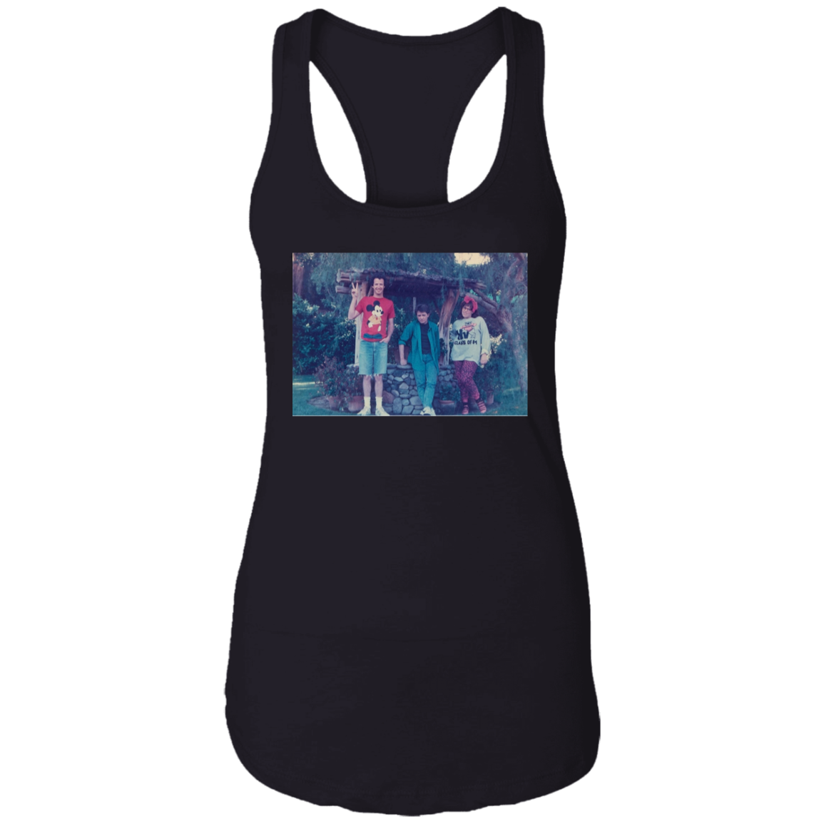 "DO YOU REMEMBER" Ladies Ideal Racerback Tank