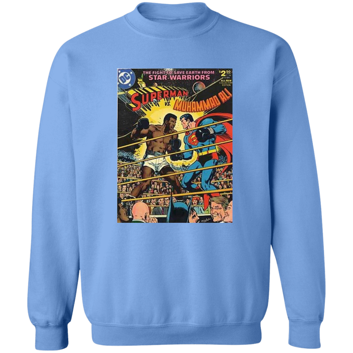 "SUPERMAN VS ALI" Crewneck Pullover Sweatshirt