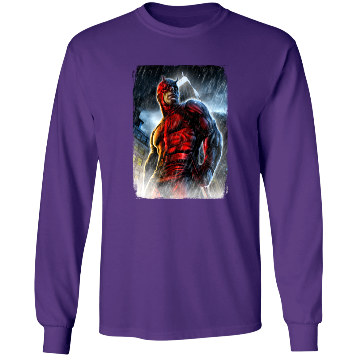 "THE MAN WITHOUT FEAR" LS Ultra Cotton T-Shirt