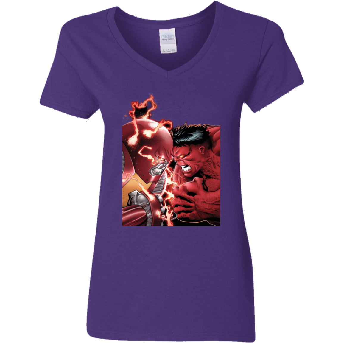 "THE ULTIMATE GRUDGE MATCH" Ladies' 5.3 oz. V-Neck T-Shirt