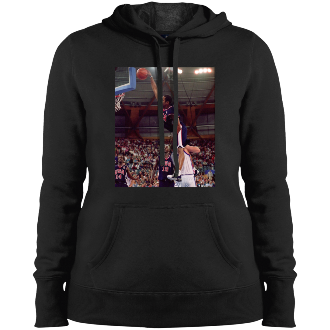 "HALF MAN HALF AMAZING" Ladies' Pullover Hooded Sweatshirt