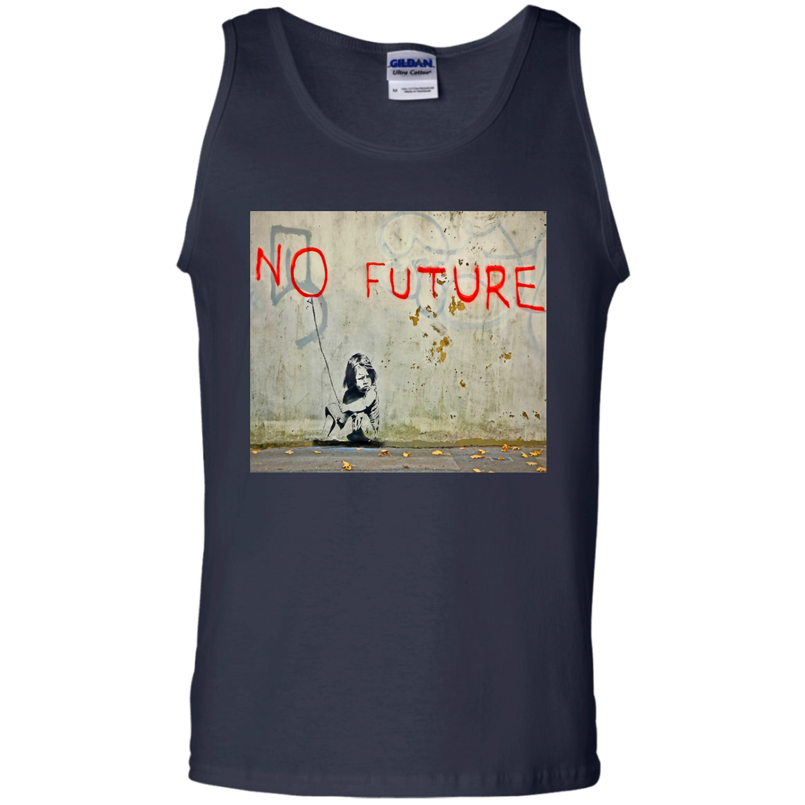 "NO FUTURE" 100% Cotton Tank Top