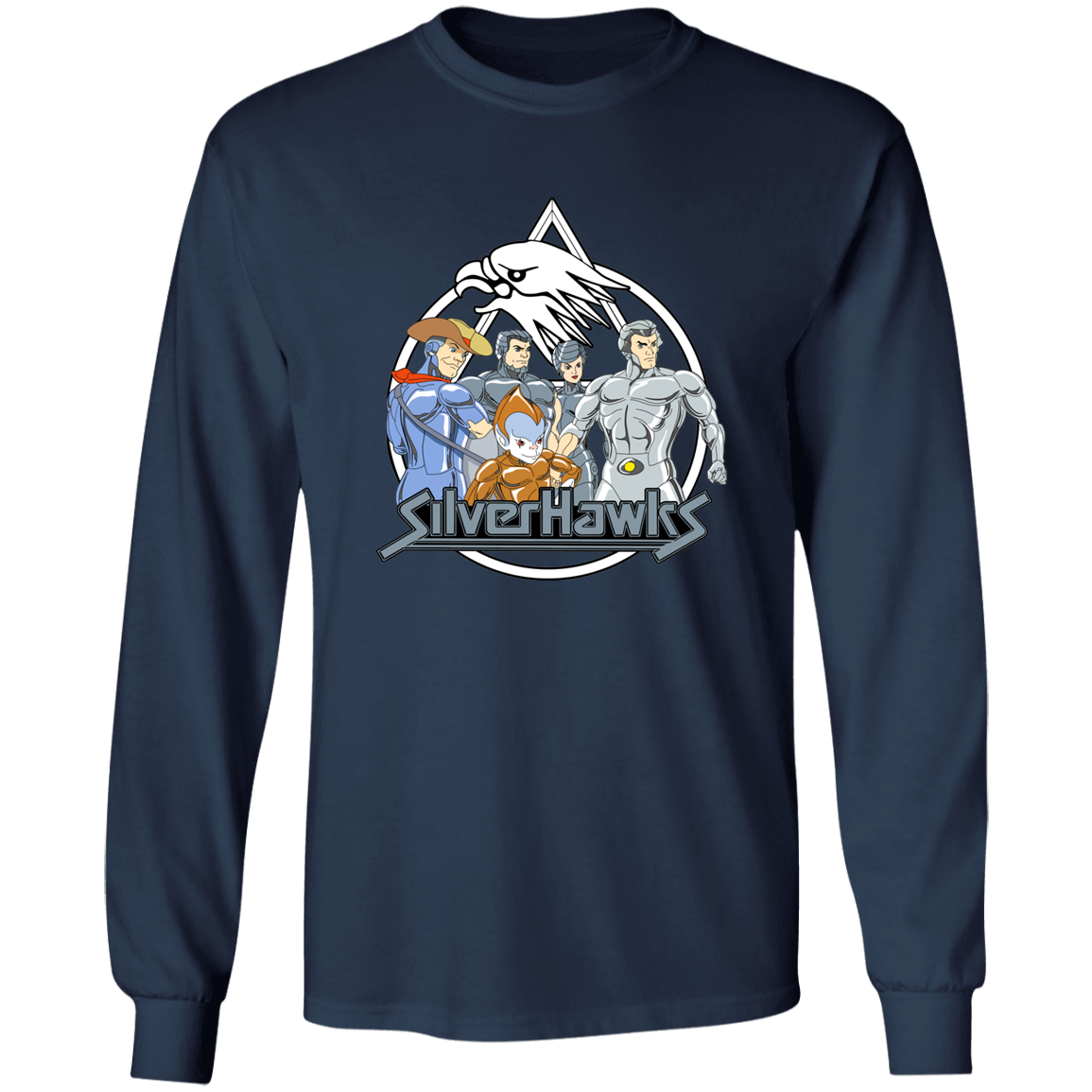 "SILVERHAWKS" LS Ultra Cotton T-Shirt