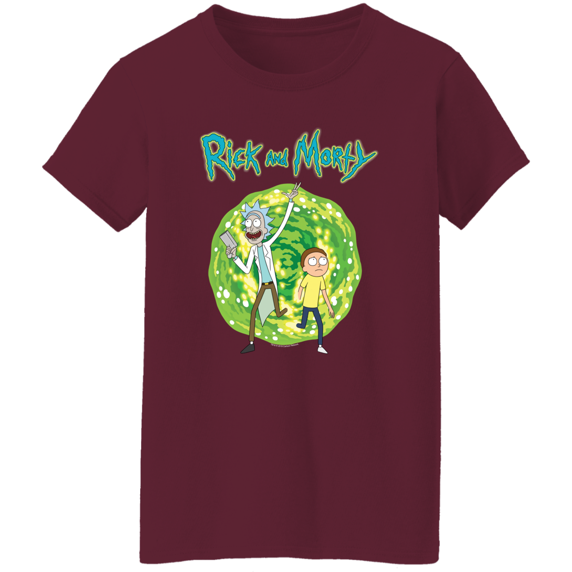 "RICK AND MORTY" Ladies' 5.3 oz. T-Shirt