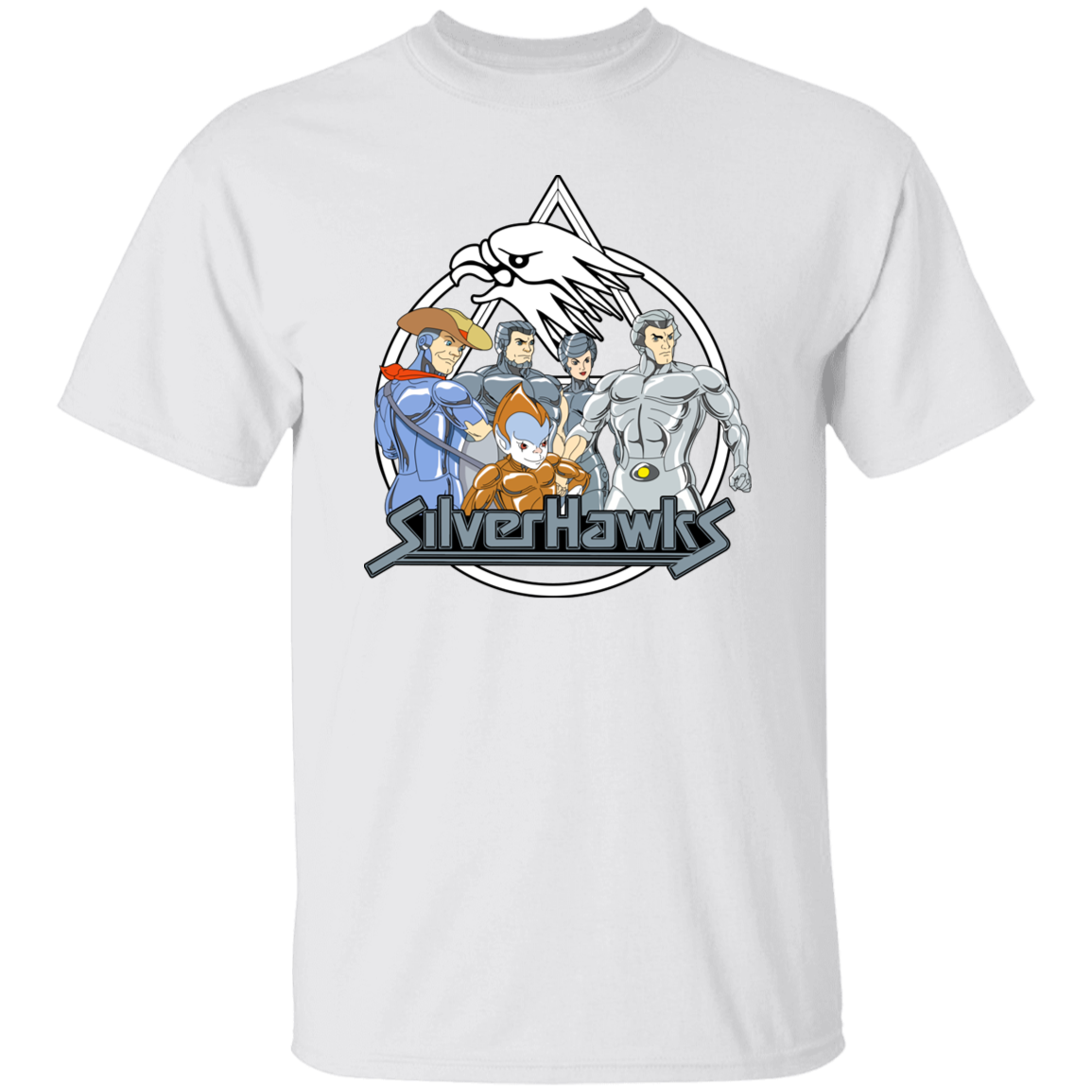 "SILVERHAWKS" 5.3 oz. T-Shirt