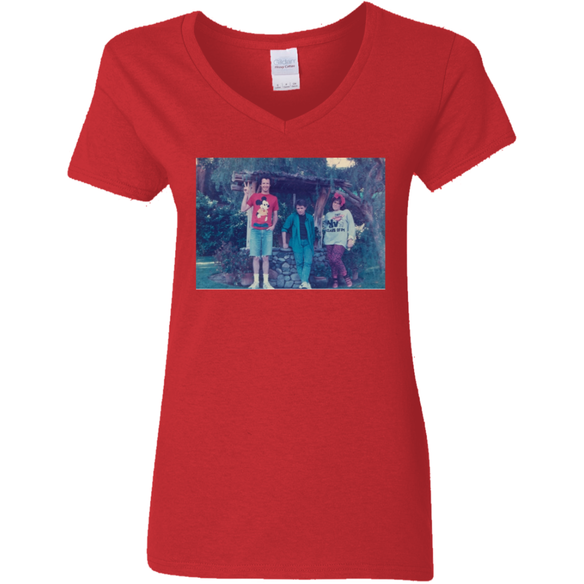 "DO YOU REMEMBER" Ladies' 5.3 oz. V-Neck T-Shirt