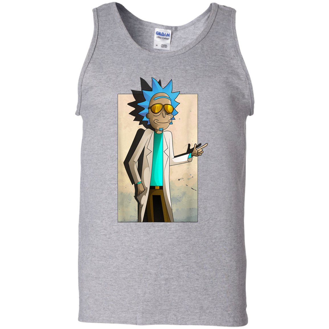 "COOL RICK" 100% Cotton Tank Top