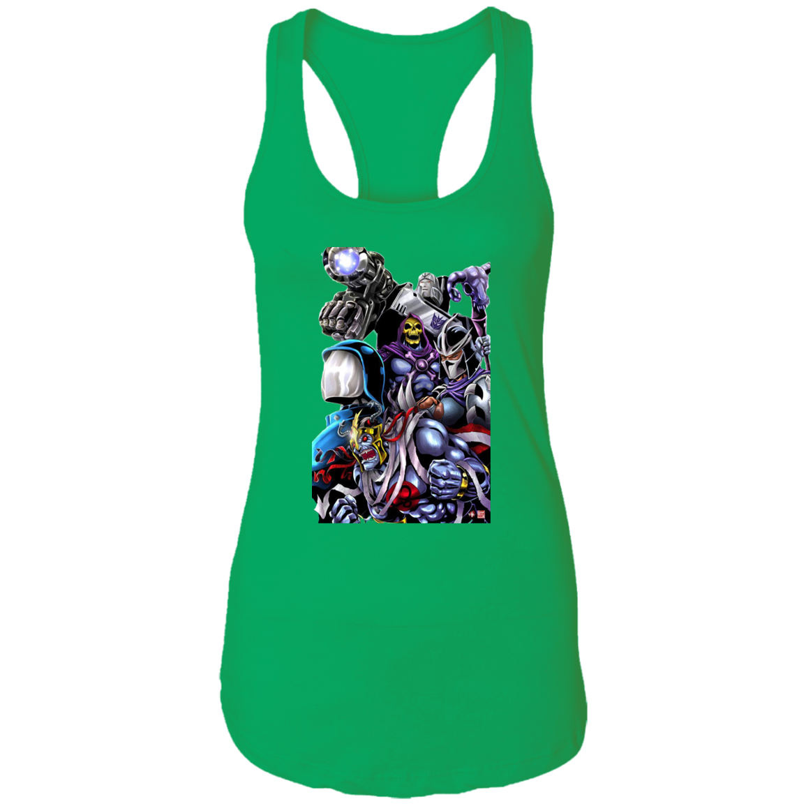 "80's EVIL" Ladies Ideal Racerback Tank