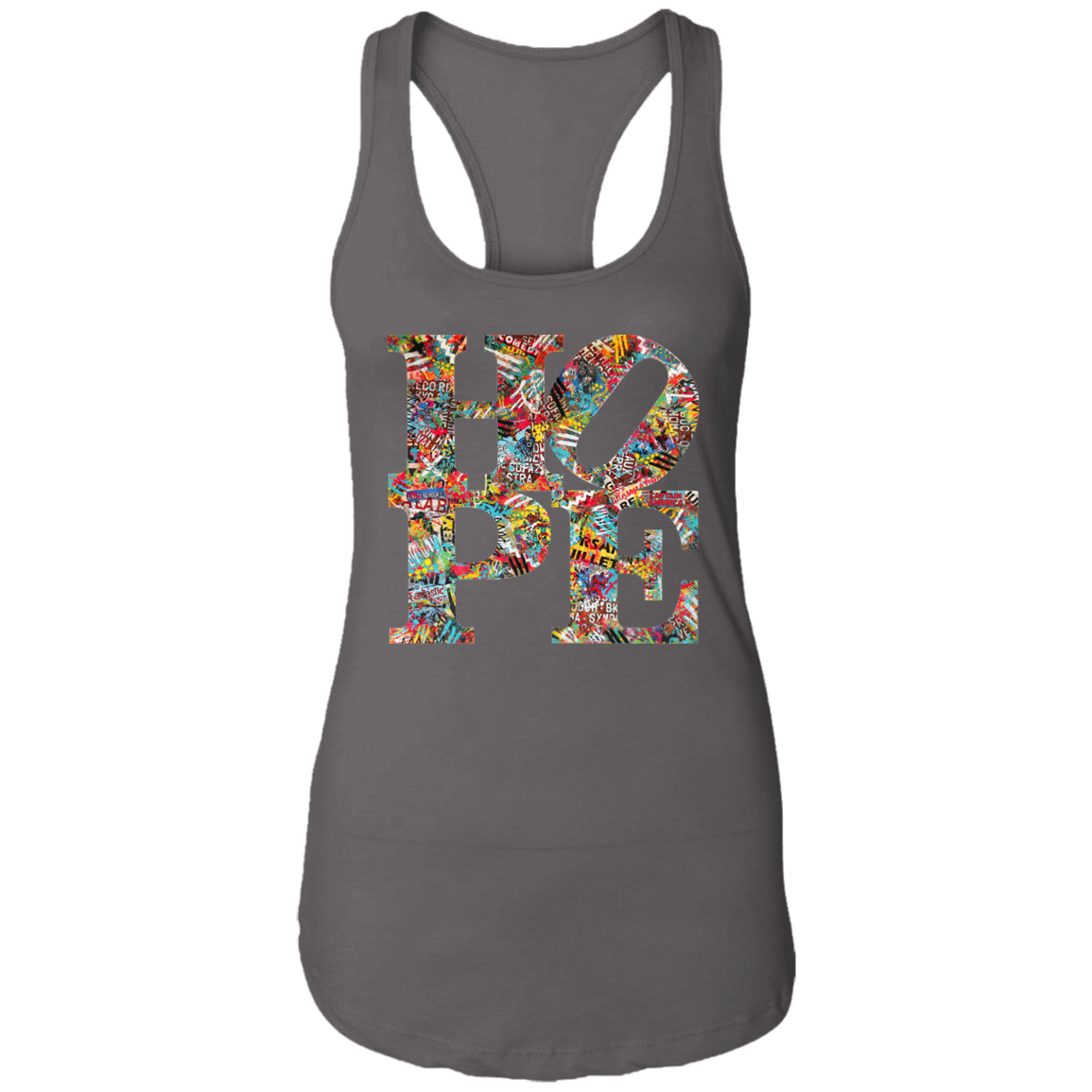 "HOPE" Ladies Ideal Racerback Tank