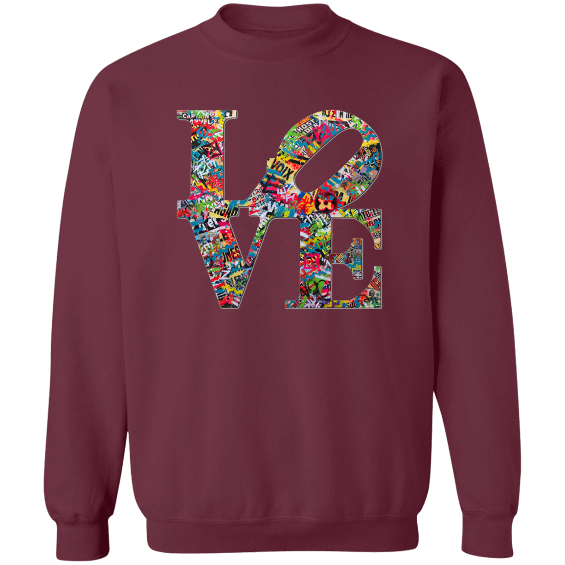 "LOVE 2.0" Crewneck Pullover Sweatshirt