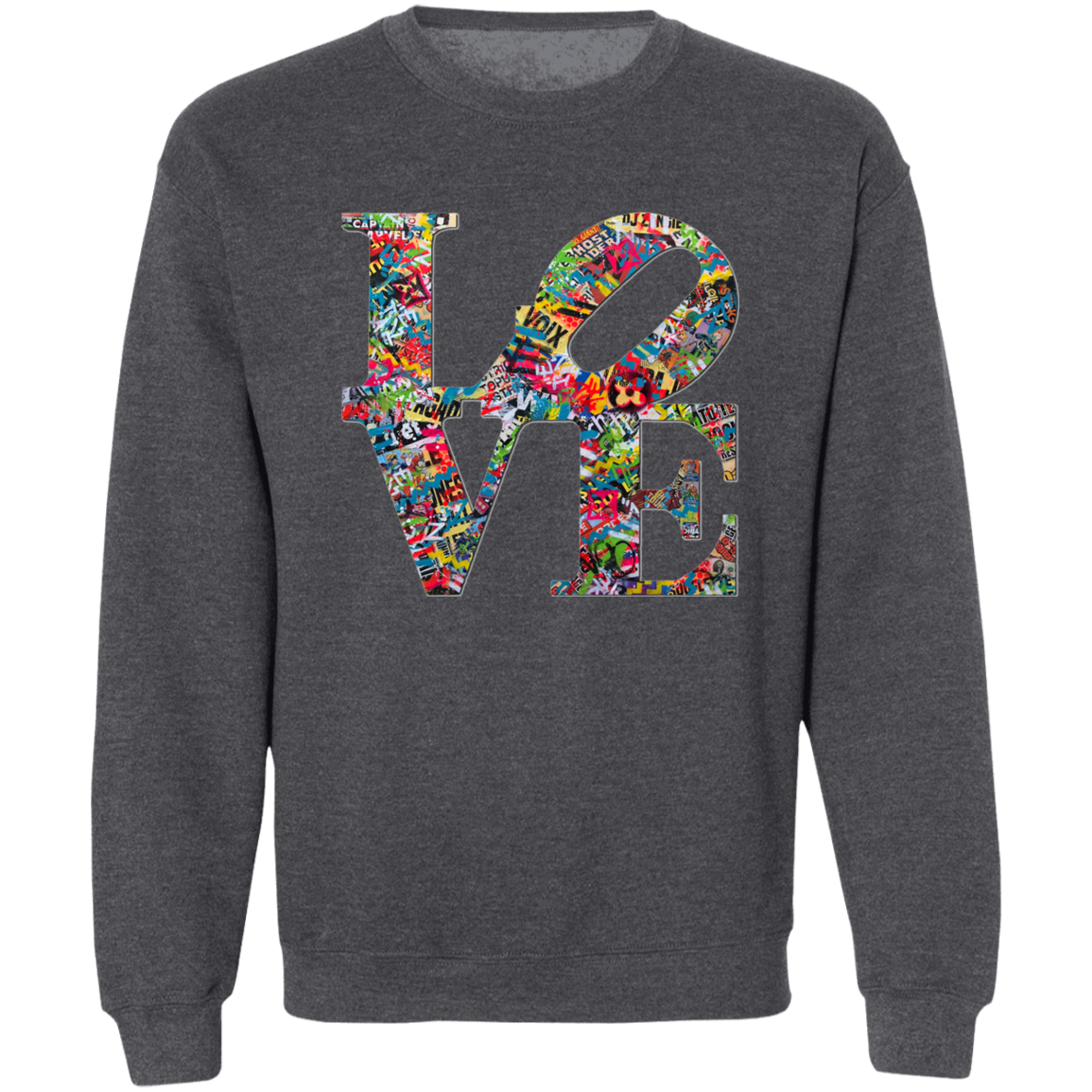 "LOVE 2.0" Crewneck Pullover Sweatshirt