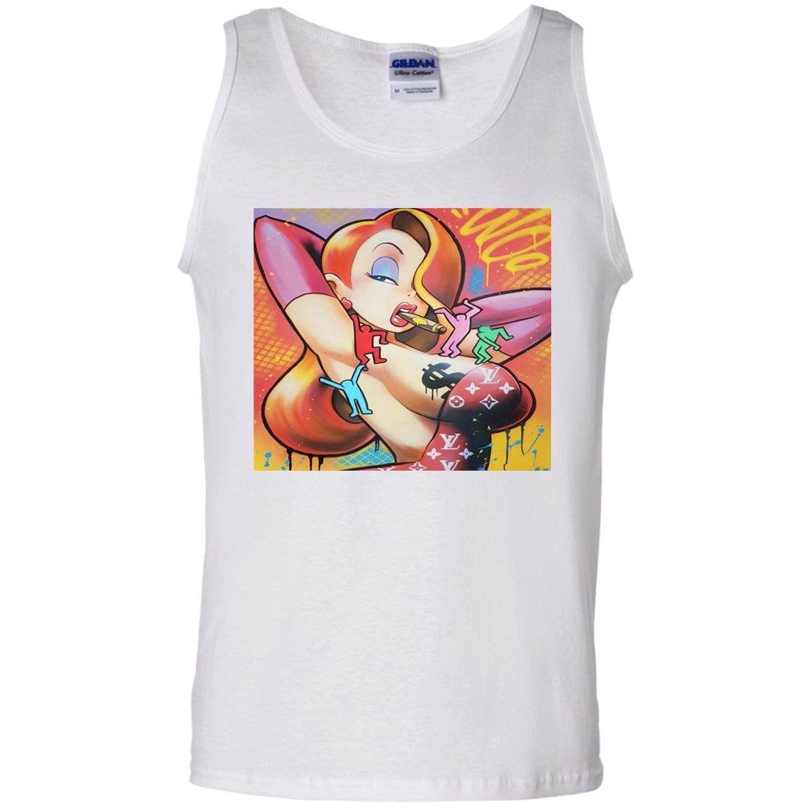 "FOLLOW THE RABBIT" 100% Cotton Tank Top