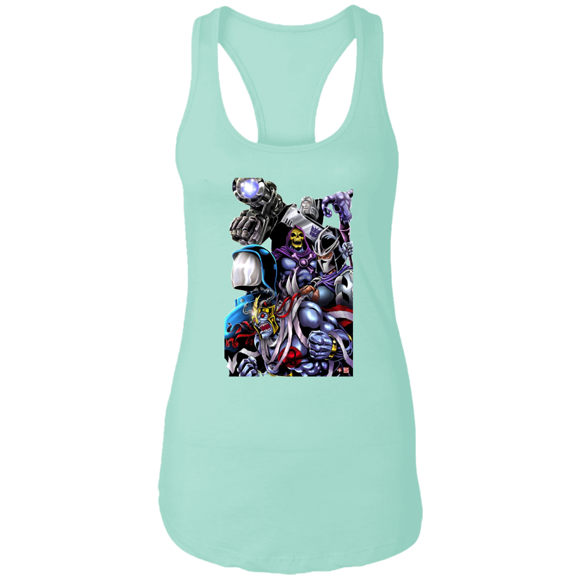 "80's EVIL" Ladies Ideal Racerback Tank