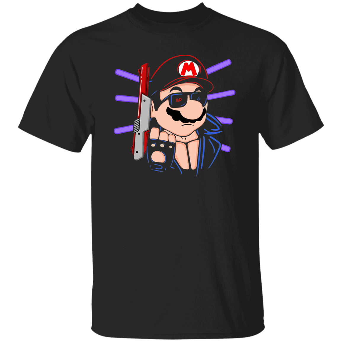 "MARIO TERMINATOR" 5.3 oz. T-Shirt