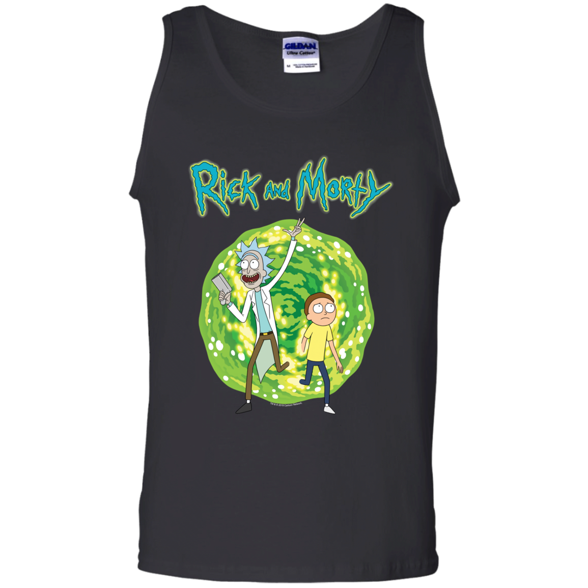 "RICK AND MORTY" 100% Cotton Tank Top