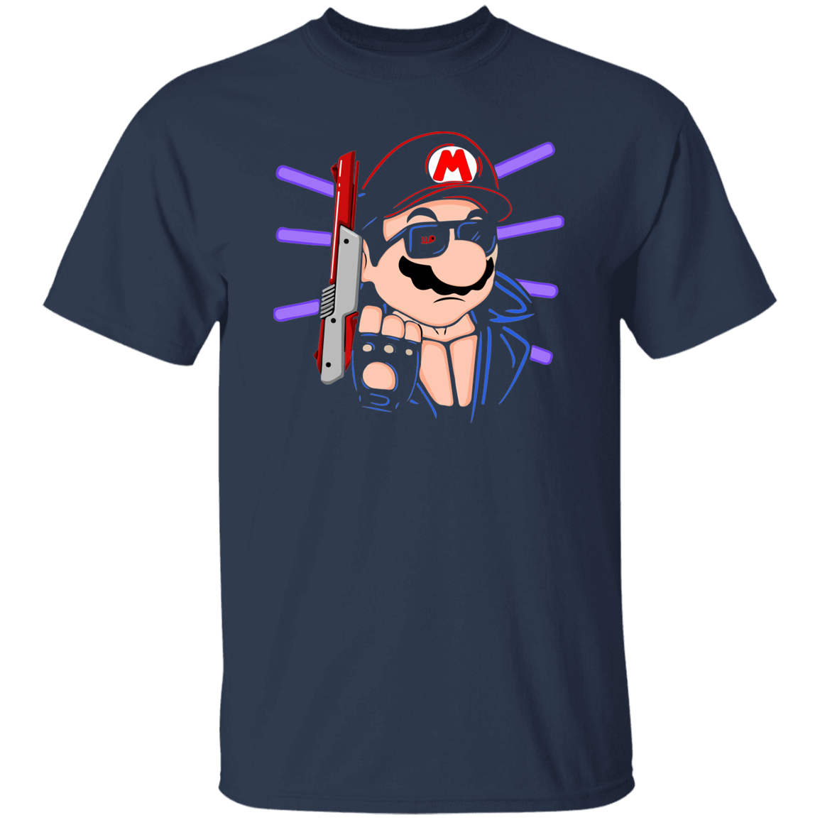 "MARIO TERMINATOR" 5.3 oz. T-Shirt