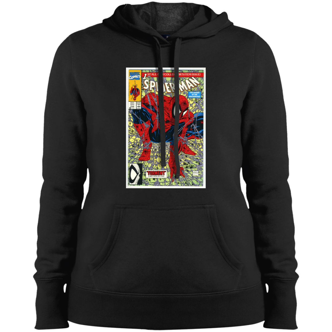 "NUMBER 1" Ladies' Pullover Hooded Sweatshirt