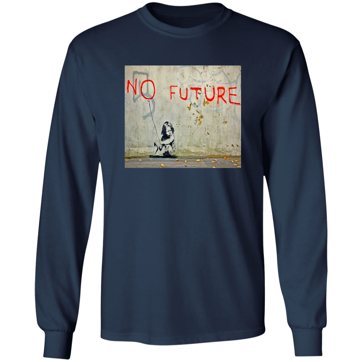 "NO FUTURE" LS Ultra Cotton T-Shirt