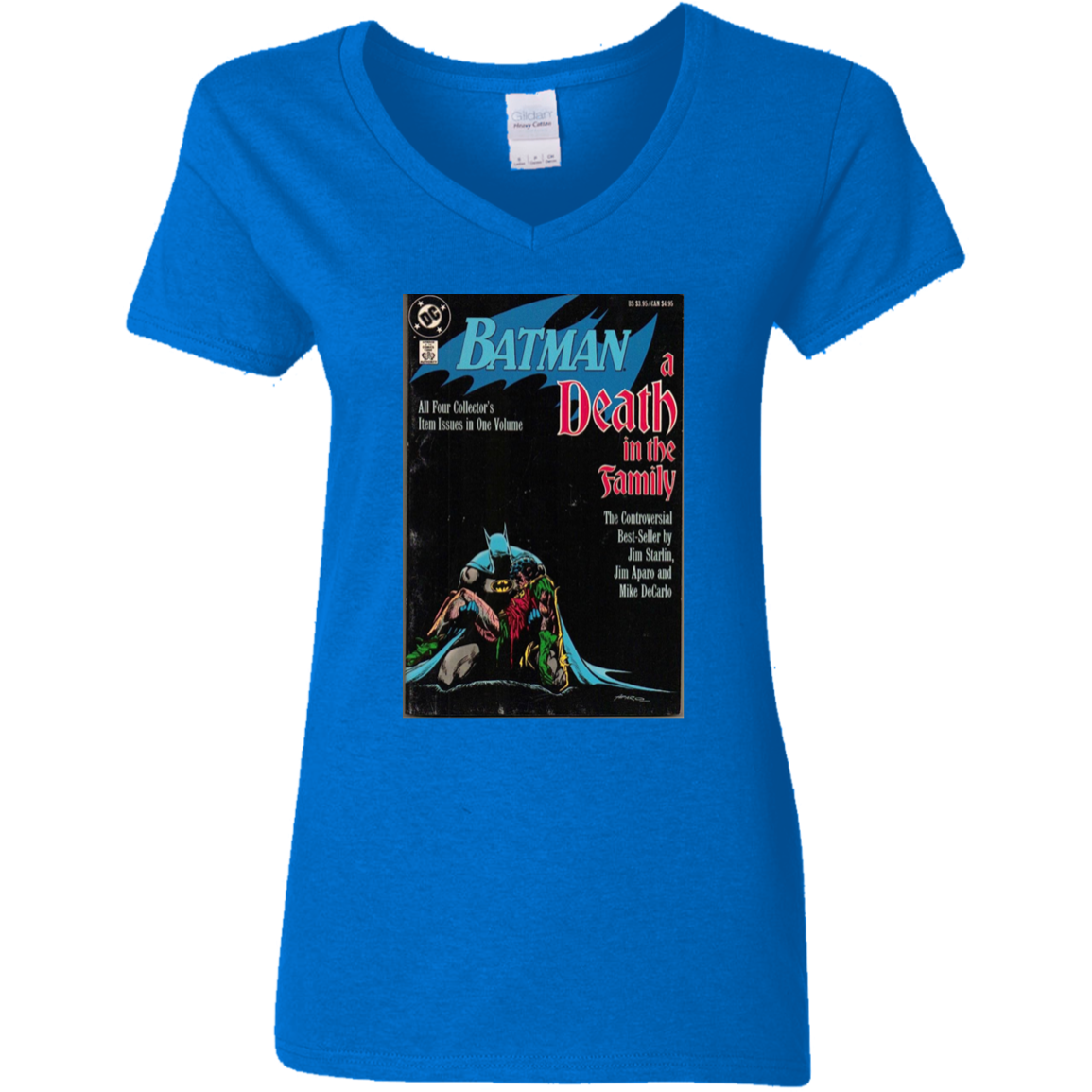 "DITF" Ladies' 5.3 oz. V-Neck T-Shirt