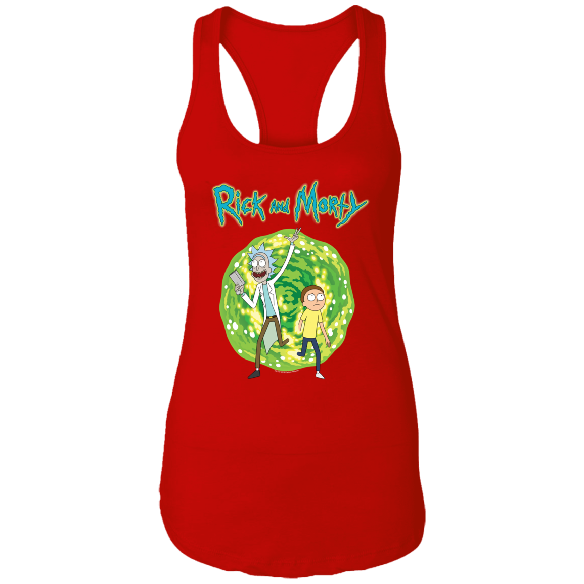 "RICK AND MORTY" Ladies Ideal Racerback Tank