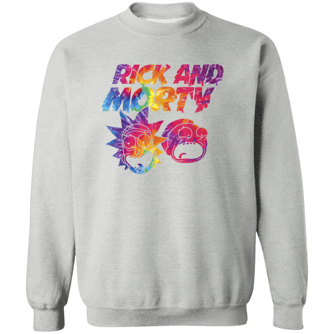 "ACID TRIP RICK AND MORTY" Crewneck Pullover Sweatshirt