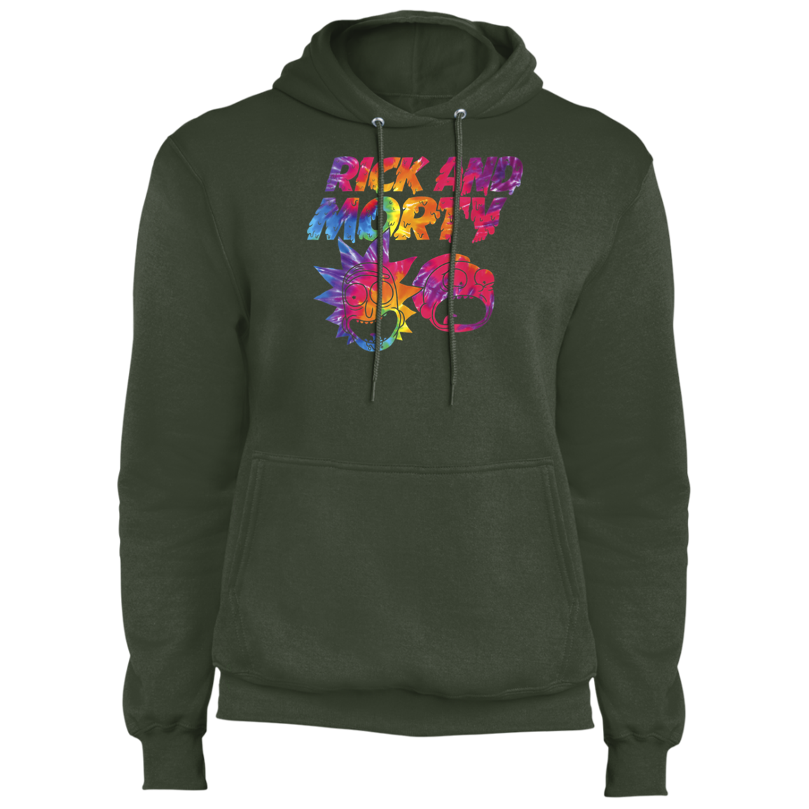 "ACID TRIP RICK AND MORTY" Core Fleece Pullover Hoodie