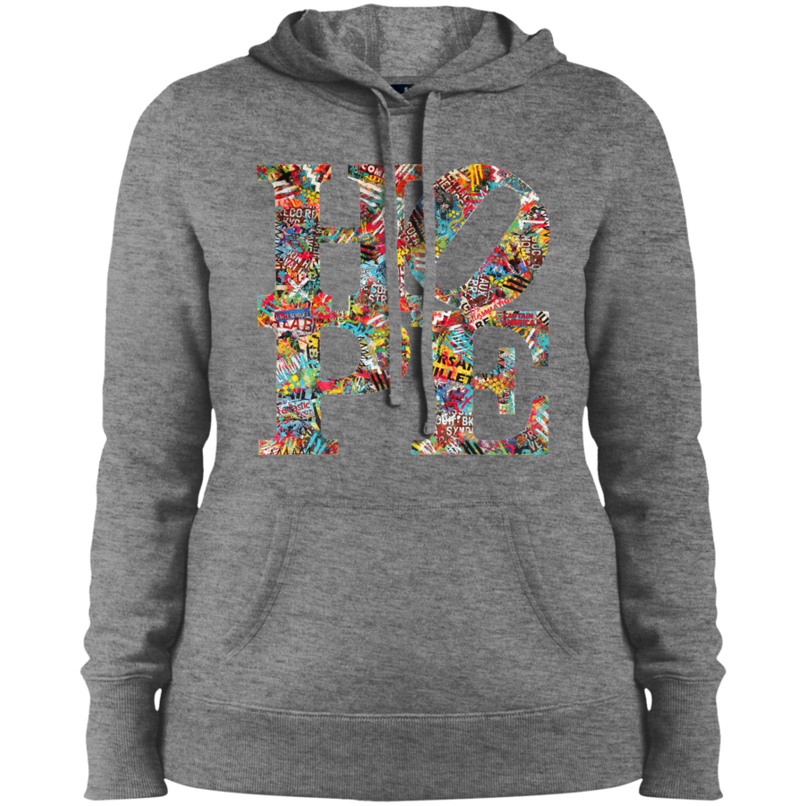 "HOPE" Ladies' Pullover Hooded Sweatshirt