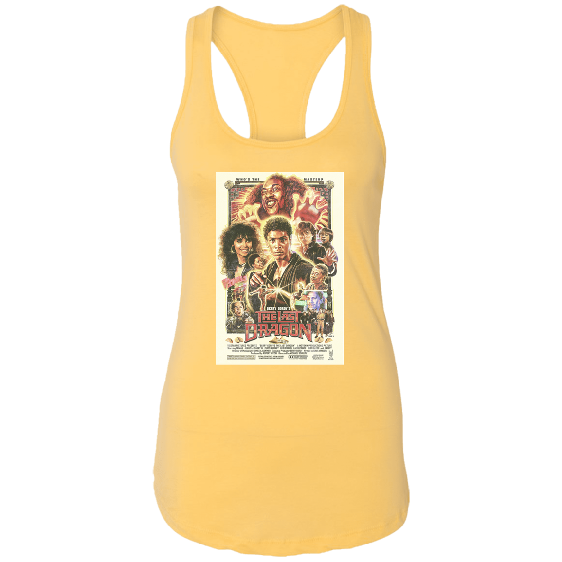 "WHO IS THE MASTER" Ladies Ideal Racerback Tank