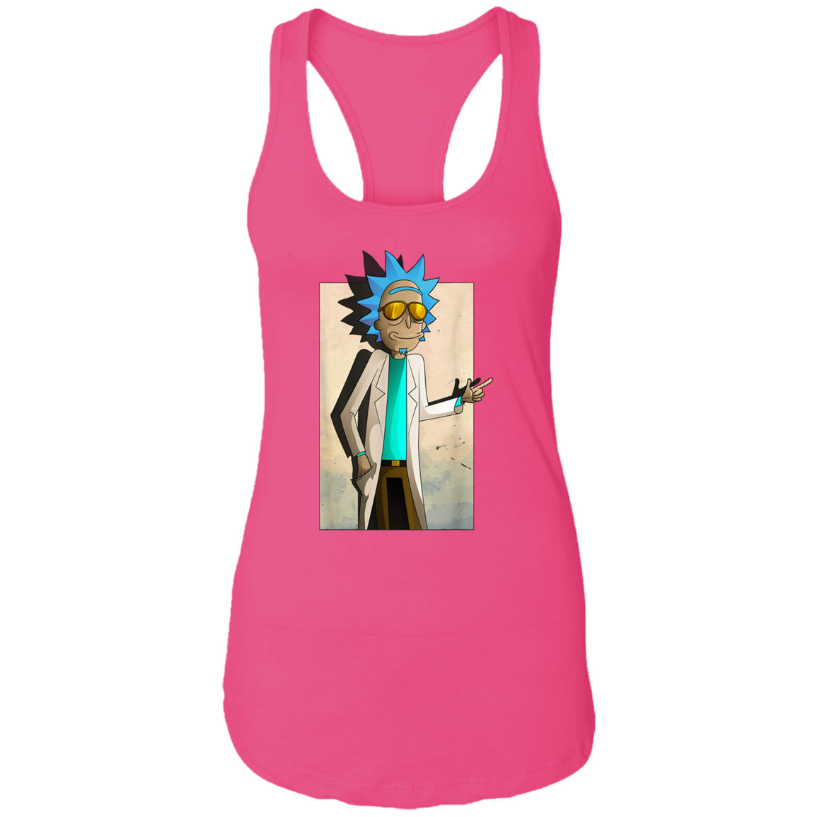 "COOL RICK" Ladies Ideal Racerback Tank