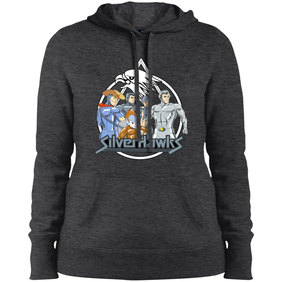 "SILVERHAWKS" Ladies' Pullover Hooded Sweatshirt