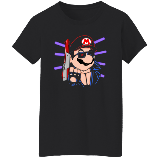 "MARIO TERMINATOR" Ladies' 5.3 oz. T-Shirt