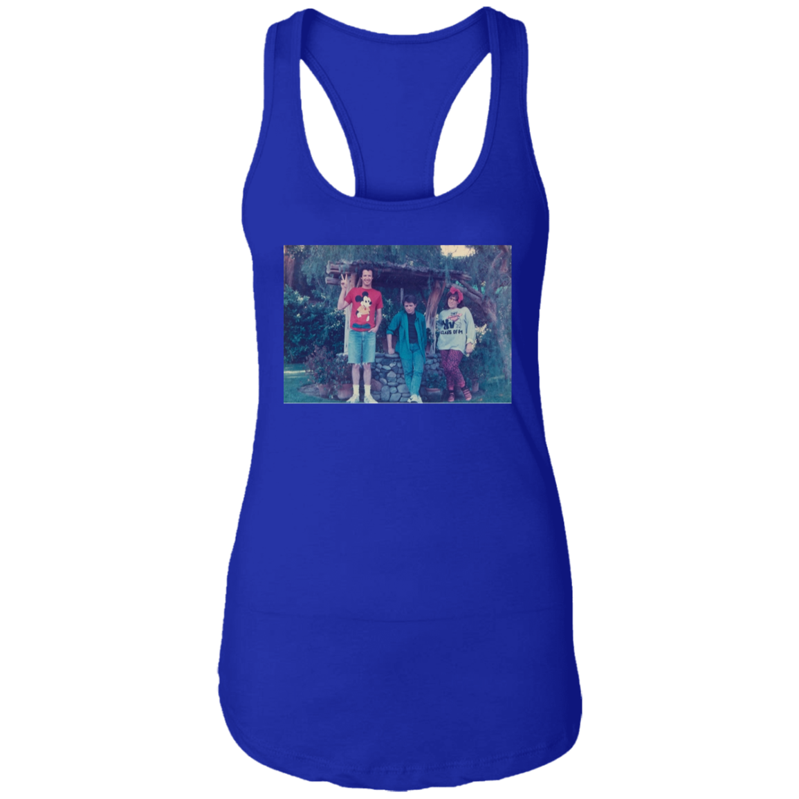 "DO YOU REMEMBER" Ladies Ideal Racerback Tank