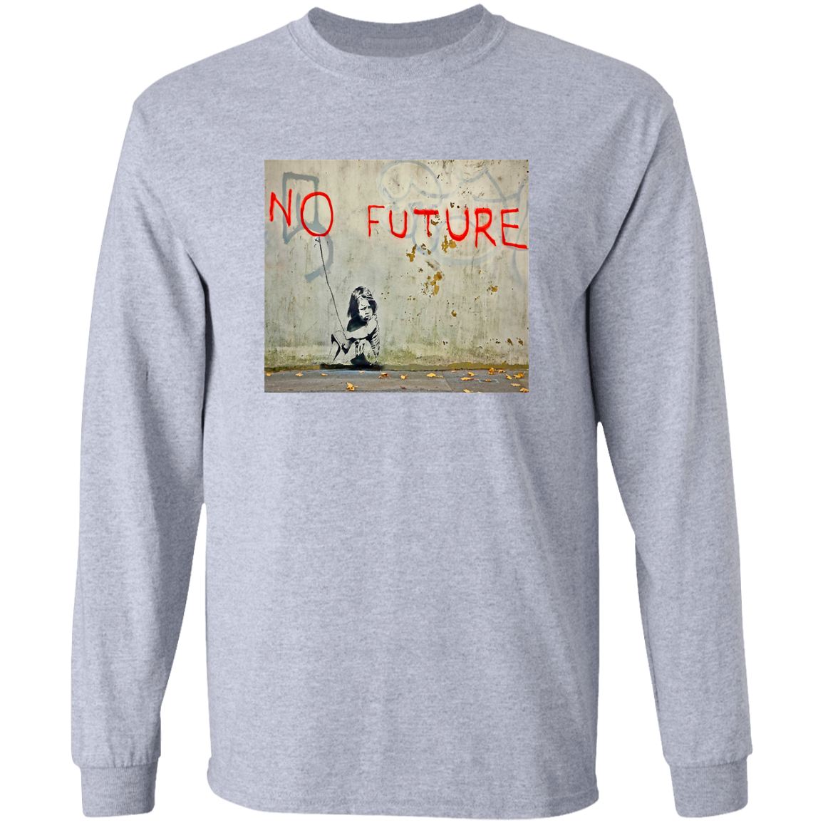 "NO FUTURE" LS Ultra Cotton T-Shirt