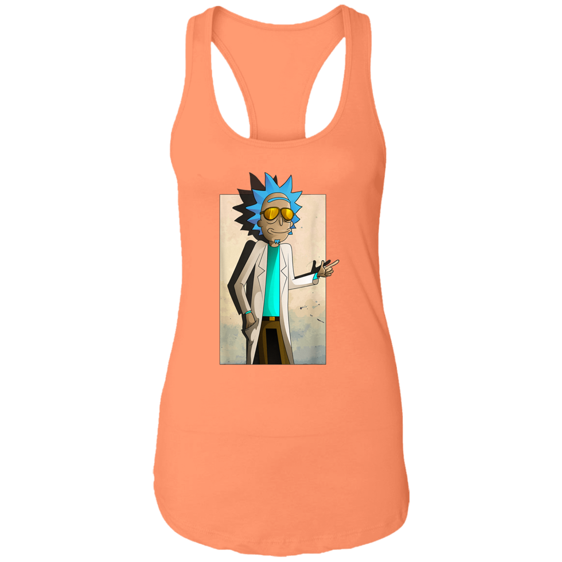 "COOL RICK" Ladies Ideal Racerback Tank