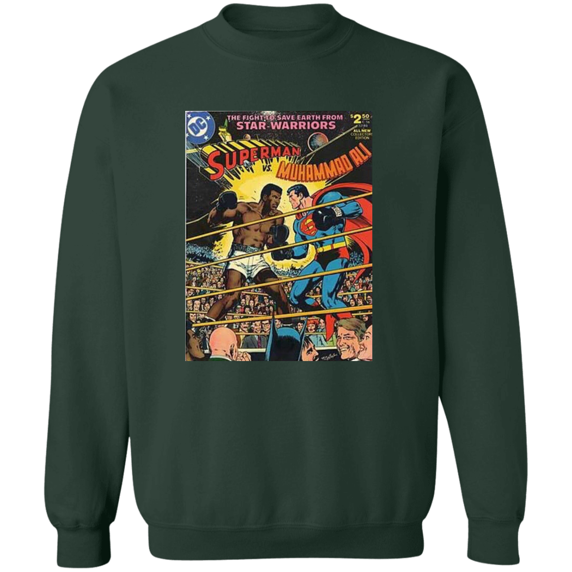 "SUPERMAN VS ALI" Crewneck Pullover Sweatshirt