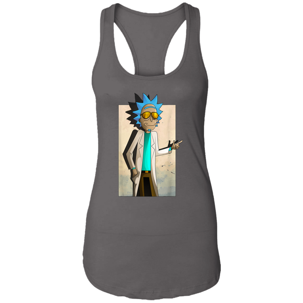 "COOL RICK" Ladies Ideal Racerback Tank